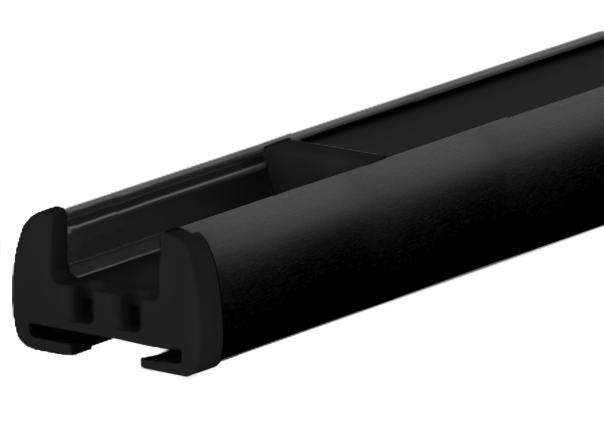 Black Rail for Blinds for Tilt and Turn Blinds