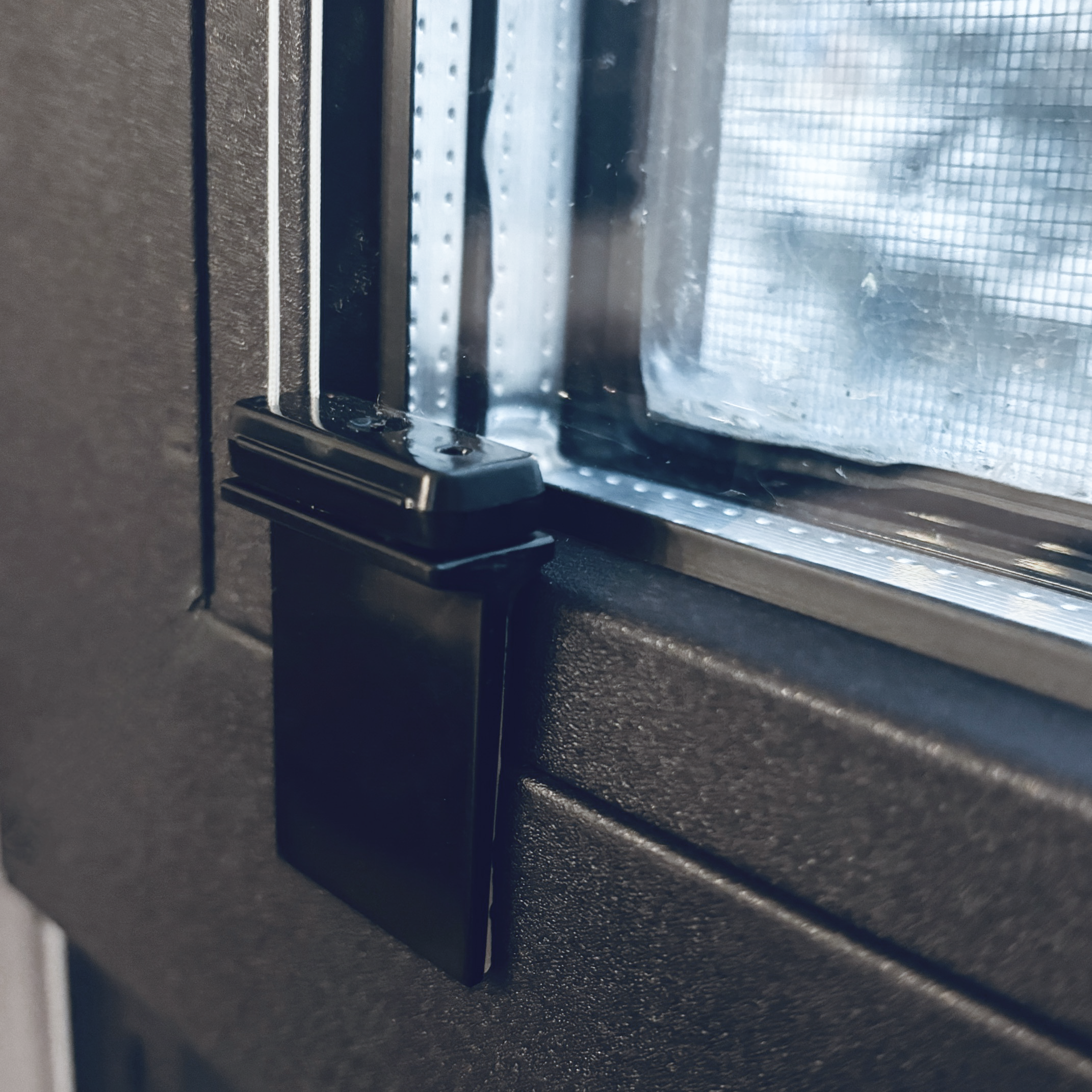 Black European Window Outside Mount