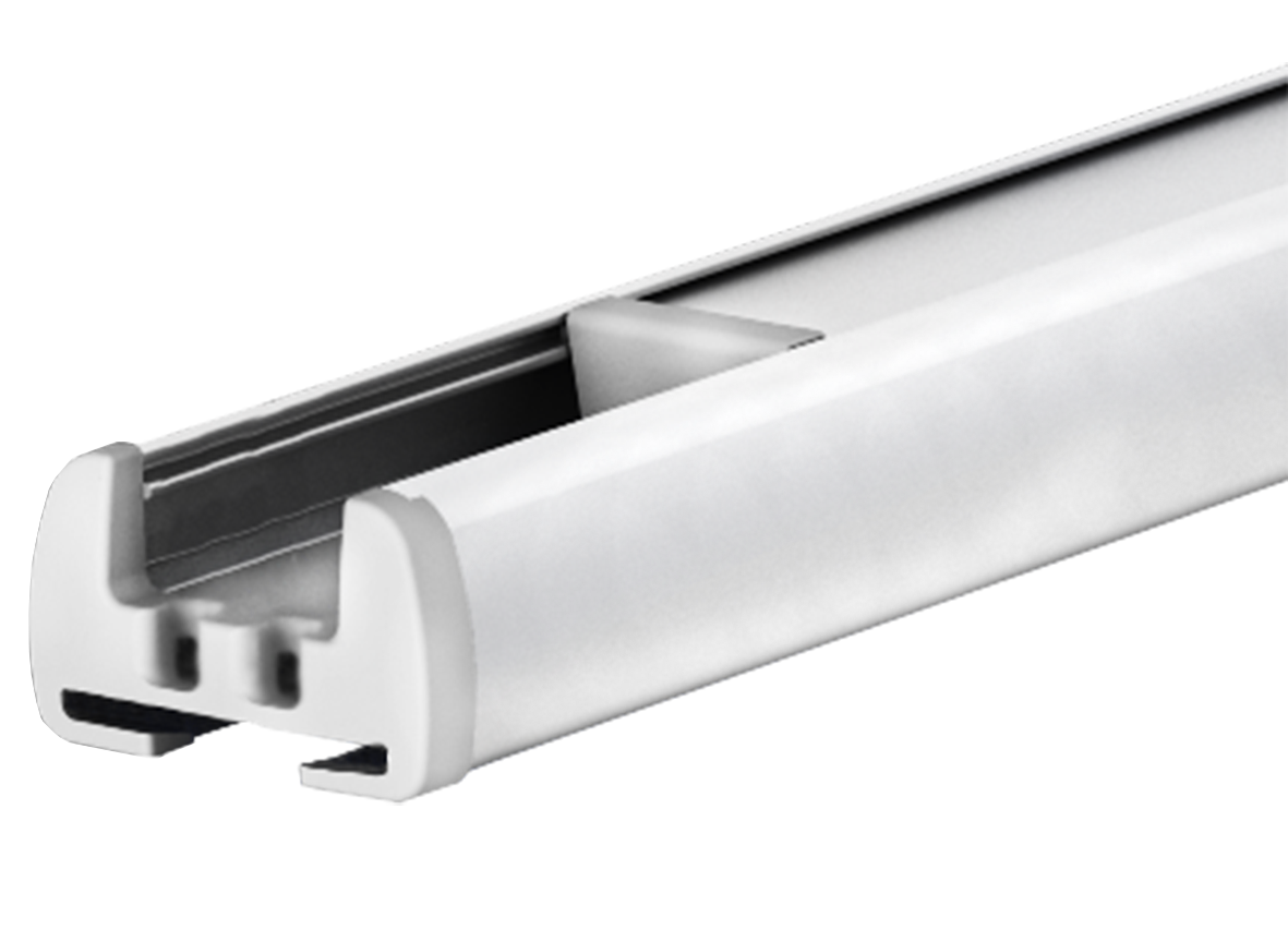 White Rail for Blinds for Tilt and Turn Blinds