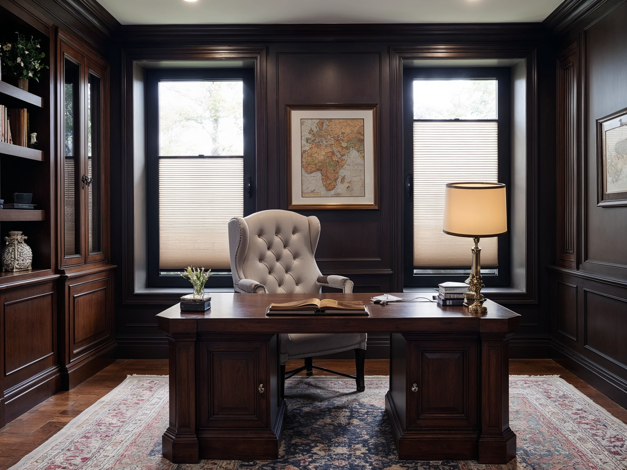Light filtering blinds on European Tilt and Turn windows